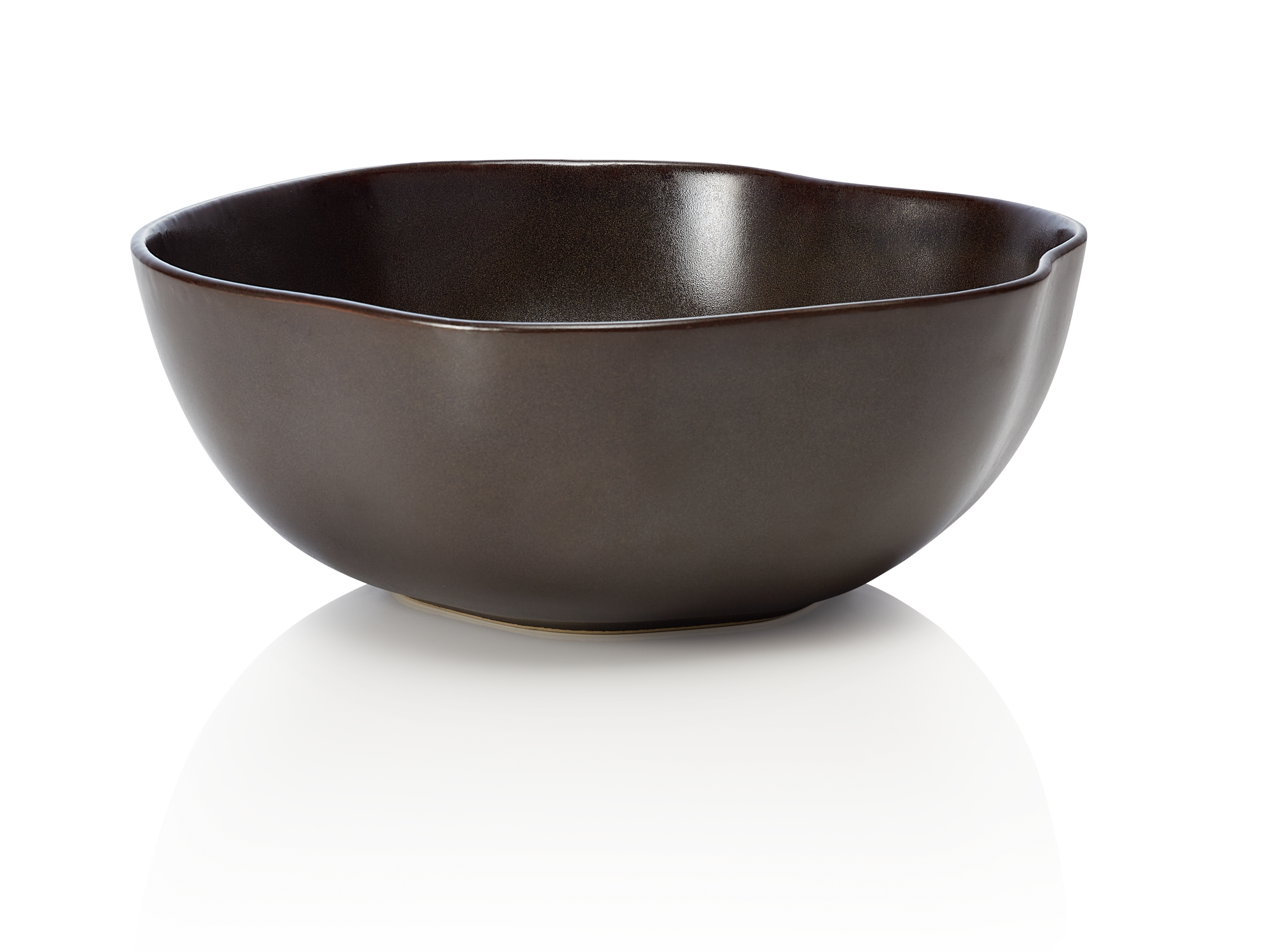 WAS Schale ROCKZZERO, Ø 28 cm, 2 ltr., metallic brown, Steinzeug
