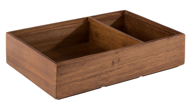 APS Holzbox -WOODY- 22,5 x 15 cm, H: 5,5 cm