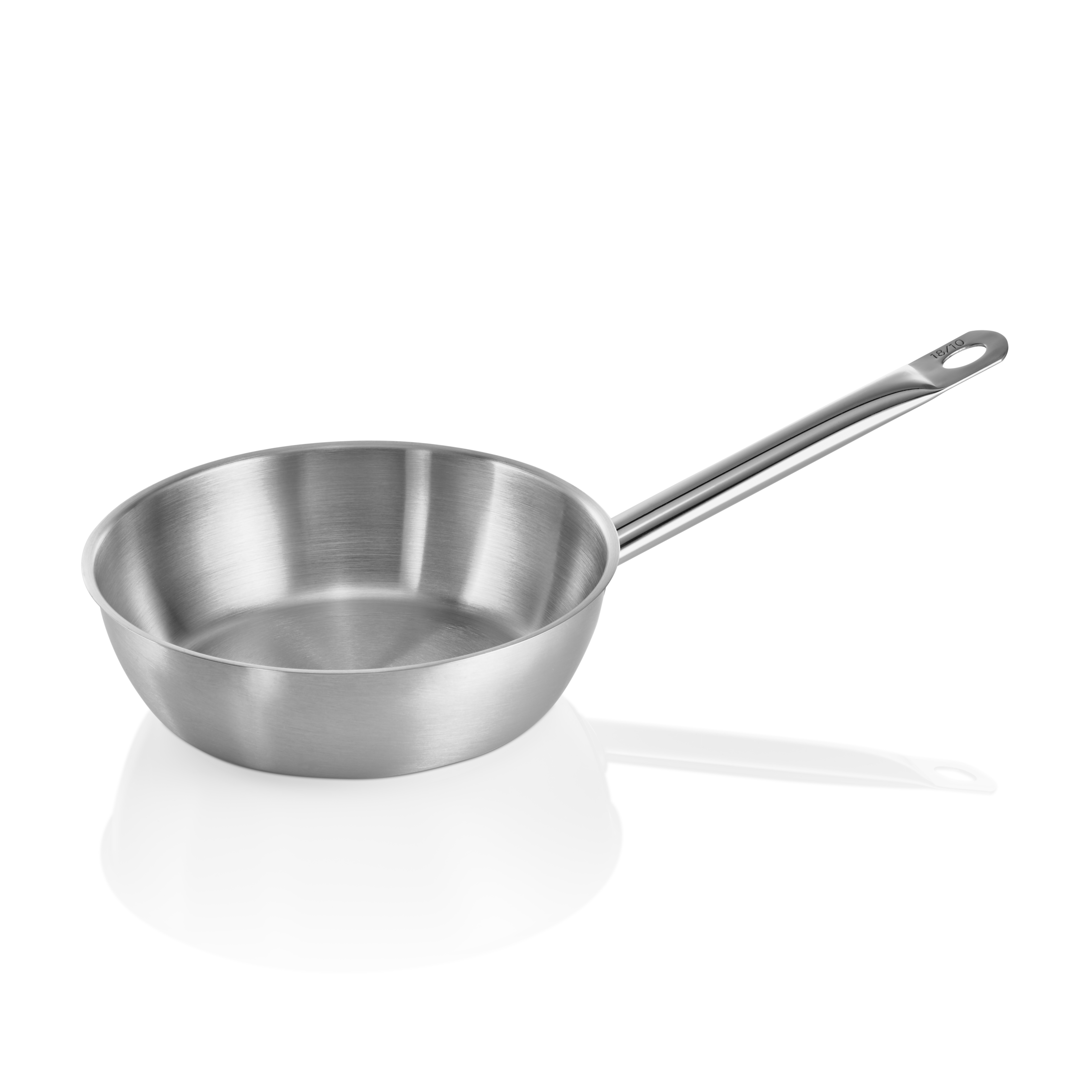 WAS Sauteuse COOKWARE 21, Ø 20 cm, 1,25 ltr., mit Schüttrand, Chromnickelstahl 1