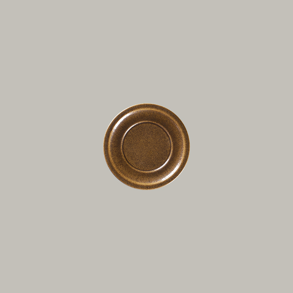RAK Teller flach mit Rand - rust Serie: Ease Ø 16.1 cm / Ht. 2 cm