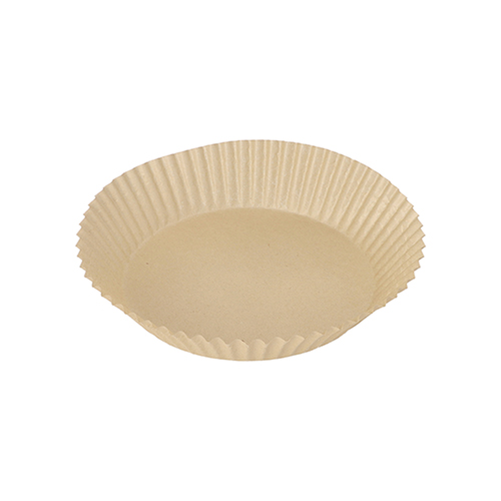 Papstar Backpapiere Ø 16 cm · 4,5 cm braun für Heißluftfritteusen