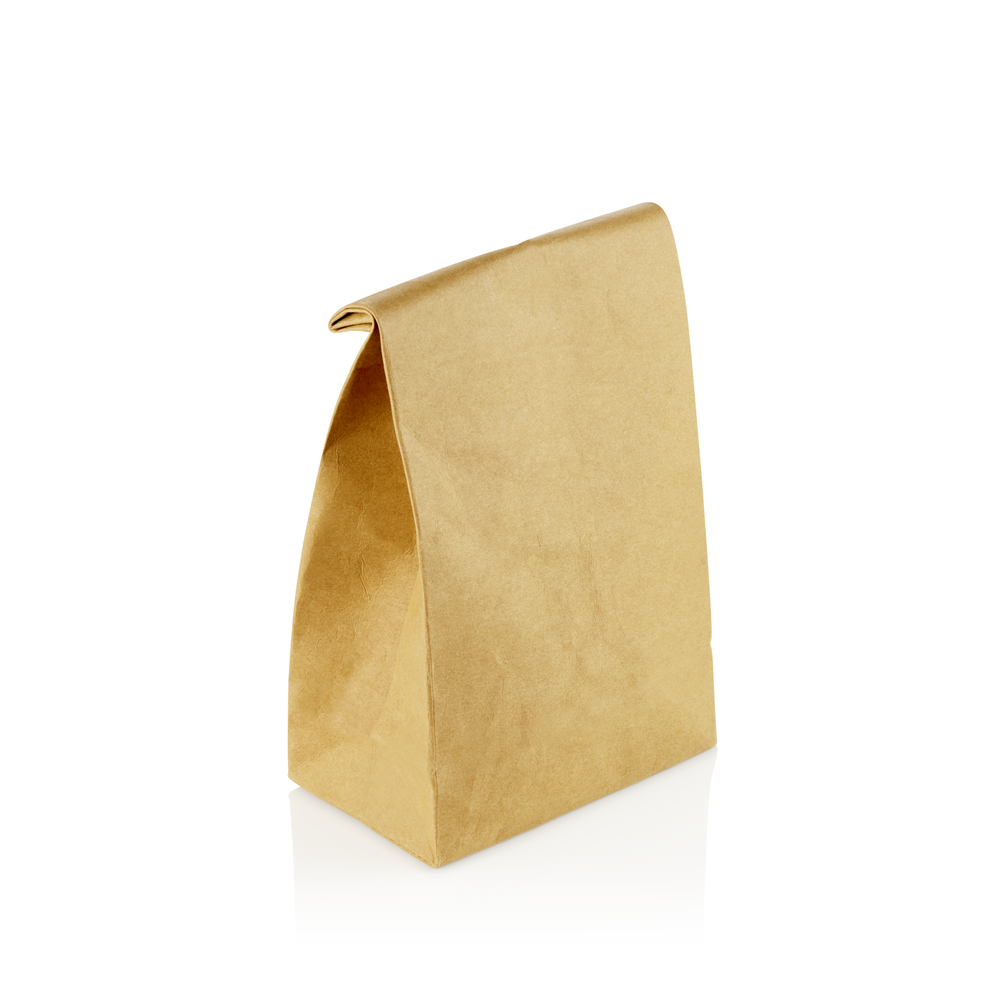WAS Lunchbag Set, mit Verschluss, 32 x 16 x 10 cm, Set á 2 Stück, Papier