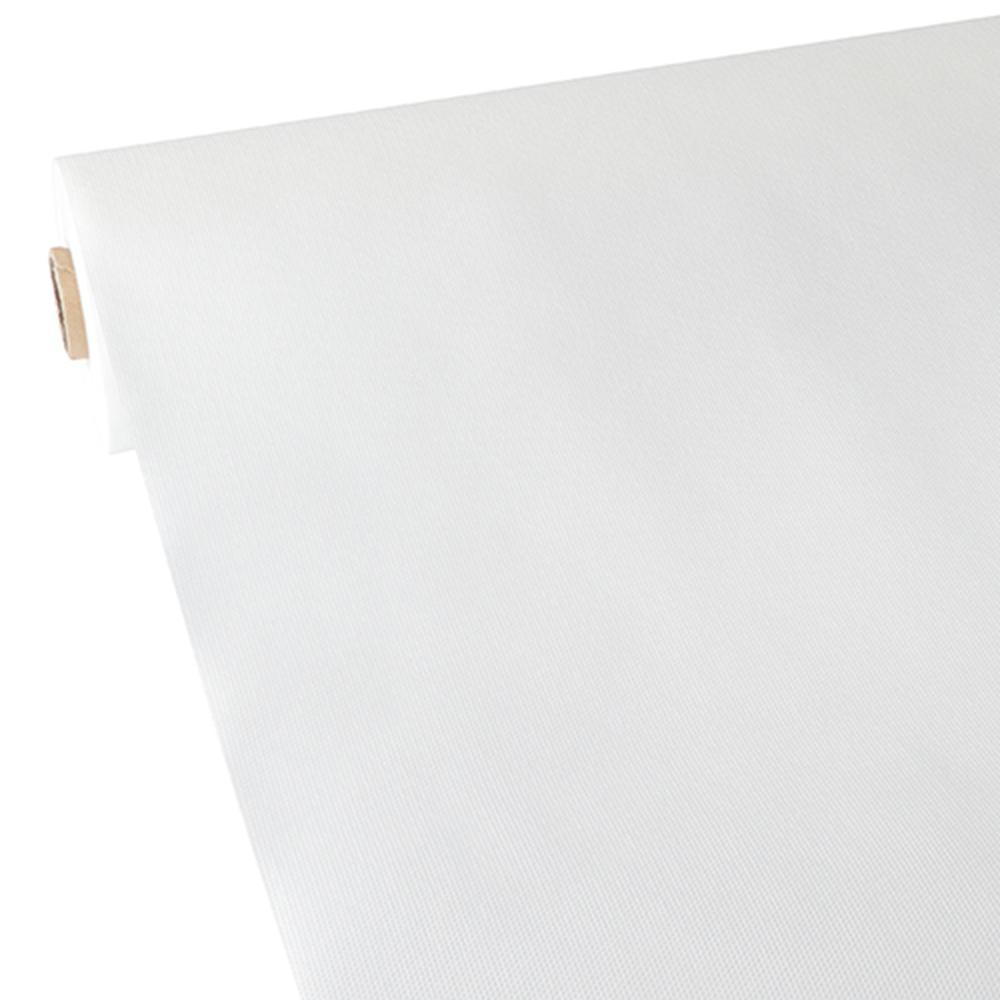 Papstar Tischdecke, stoffähnlich, Vlies "soft selection" 40 m x 1,18 m weiss