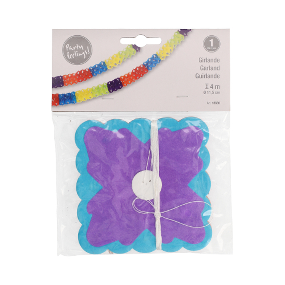 Papstar Girlande, Papier Ø 11,5 cm · 4 m