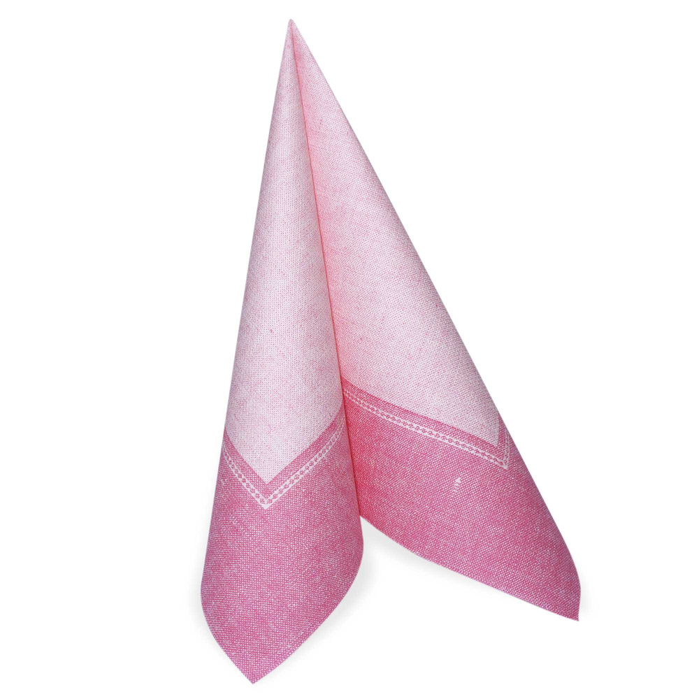 Papstar Servietten "ROYAL Collection" 1/4-Falz 40 cm x 40 cm rosa "Linum"