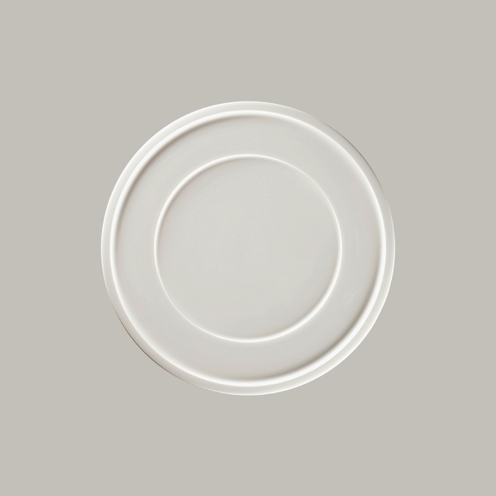 RAK Teller flach mit Rand - dual  Serie: Ease Ø 31.8 cm / Ht. 2.3 cm
