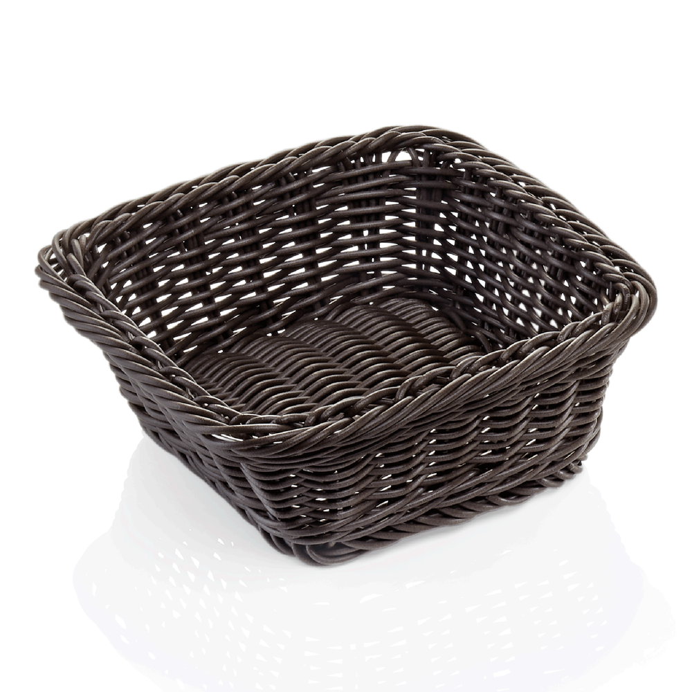 WAS Systemkorb GN 1/6-065 mm, dunkelbraun, Polypropylen - Basket GN 31