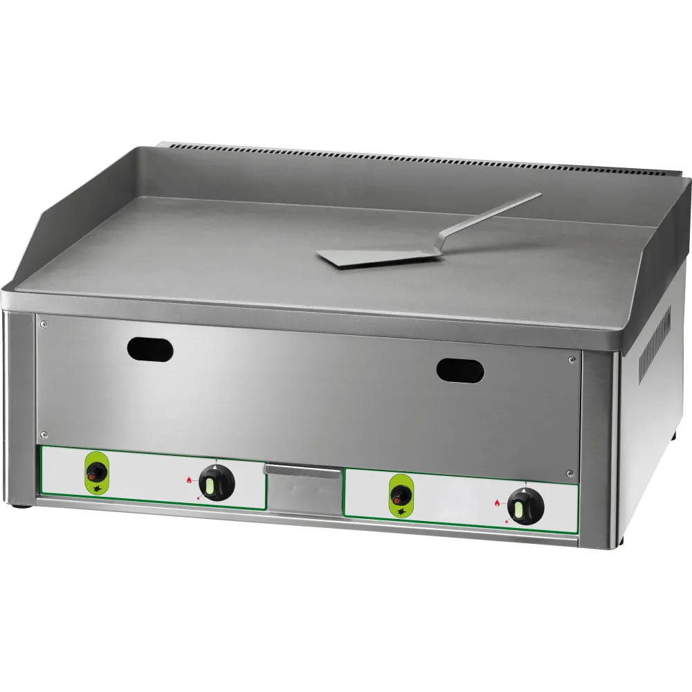KBS Gas-Grillplatte 2 Heizzonen glatt 8kW