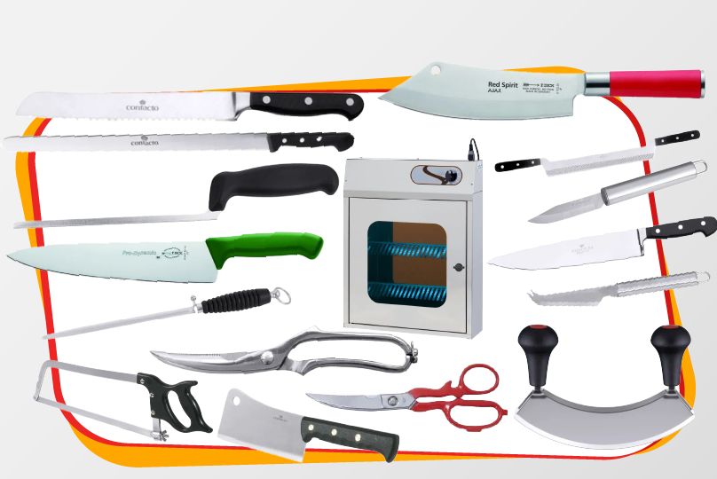 Küchenmesser, Scheren und Zubehör