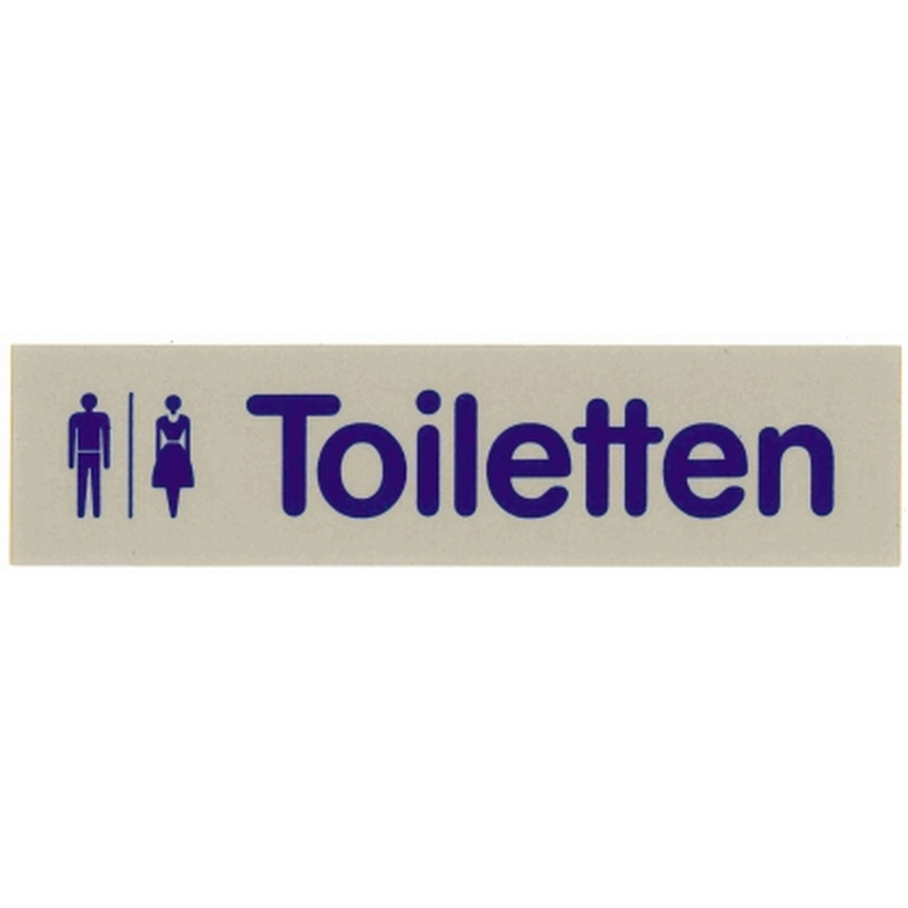 Contacto Wortschild TOILETTEN