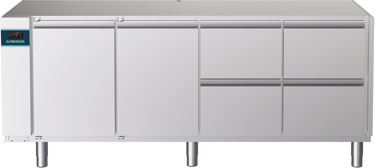 Nordcap Kühltisch, 4 Abteile CLO 650 4-7031