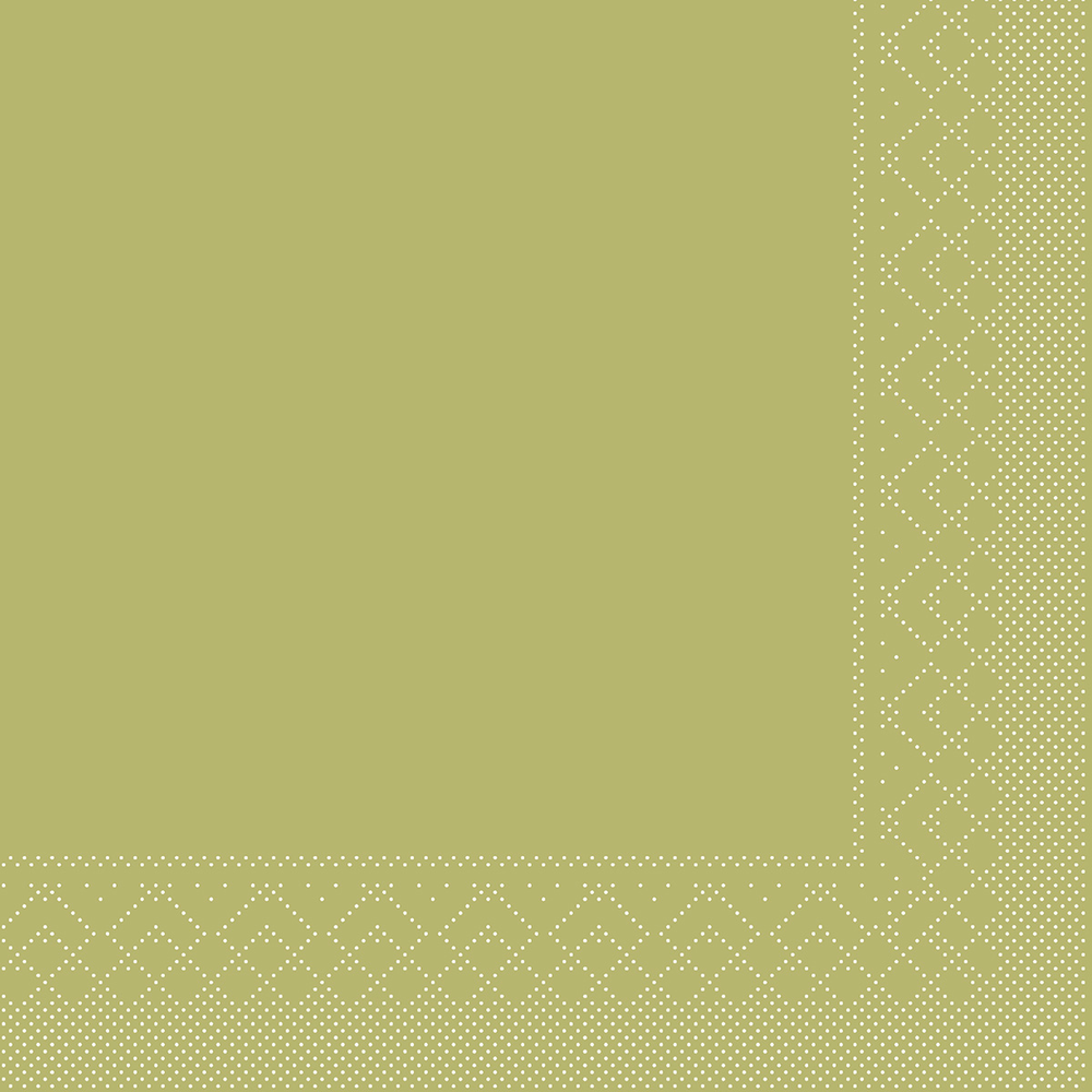 Mank Serviette Basic oliv 40 x 40 cm 1/4 Falz