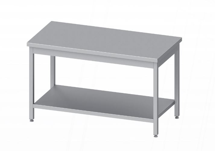 Stalgast Arbeitstisch ECO ohne Grundboden 2000x700x850 mm, mit Verstrebung und A