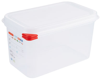 Contacto Behälter GN 1/4 150 mm mit HACCP Colorclip Deckel
