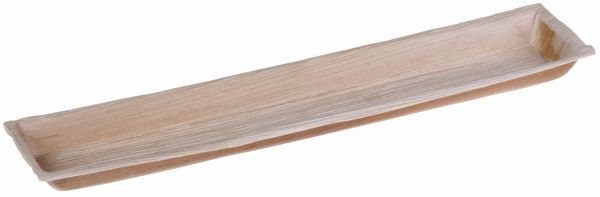 Pacovis Schale lang Palmblatt, 41.5x8.5x2.8cm, Naturesse