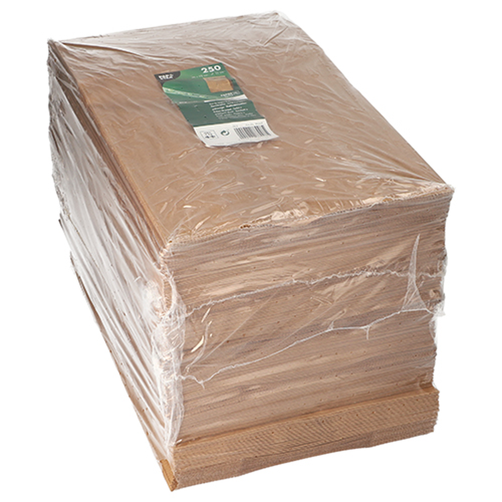 Papstar Blockbodenbeutel, Kraftpapier 36 cm x 22 cm x 11 cm braun