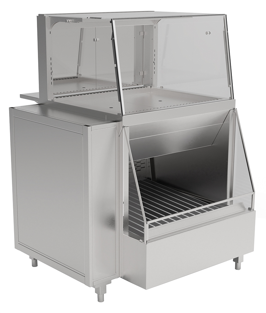 Nordcap Kombinationsvitrine warm / kalt Take Away Basic GS-77-Z