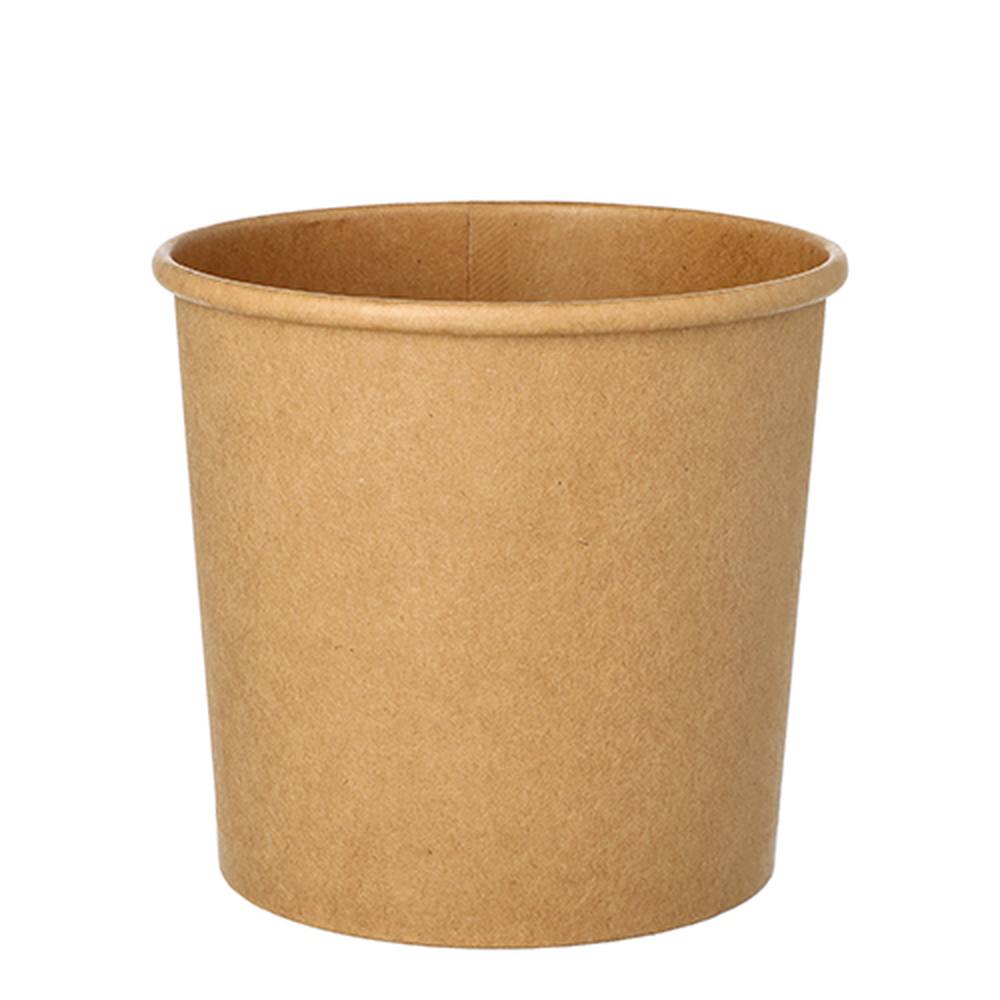 Papstar Suppenbecher, Pappe rund 760 ml Ø 11,5 cm · 11 cm braun
