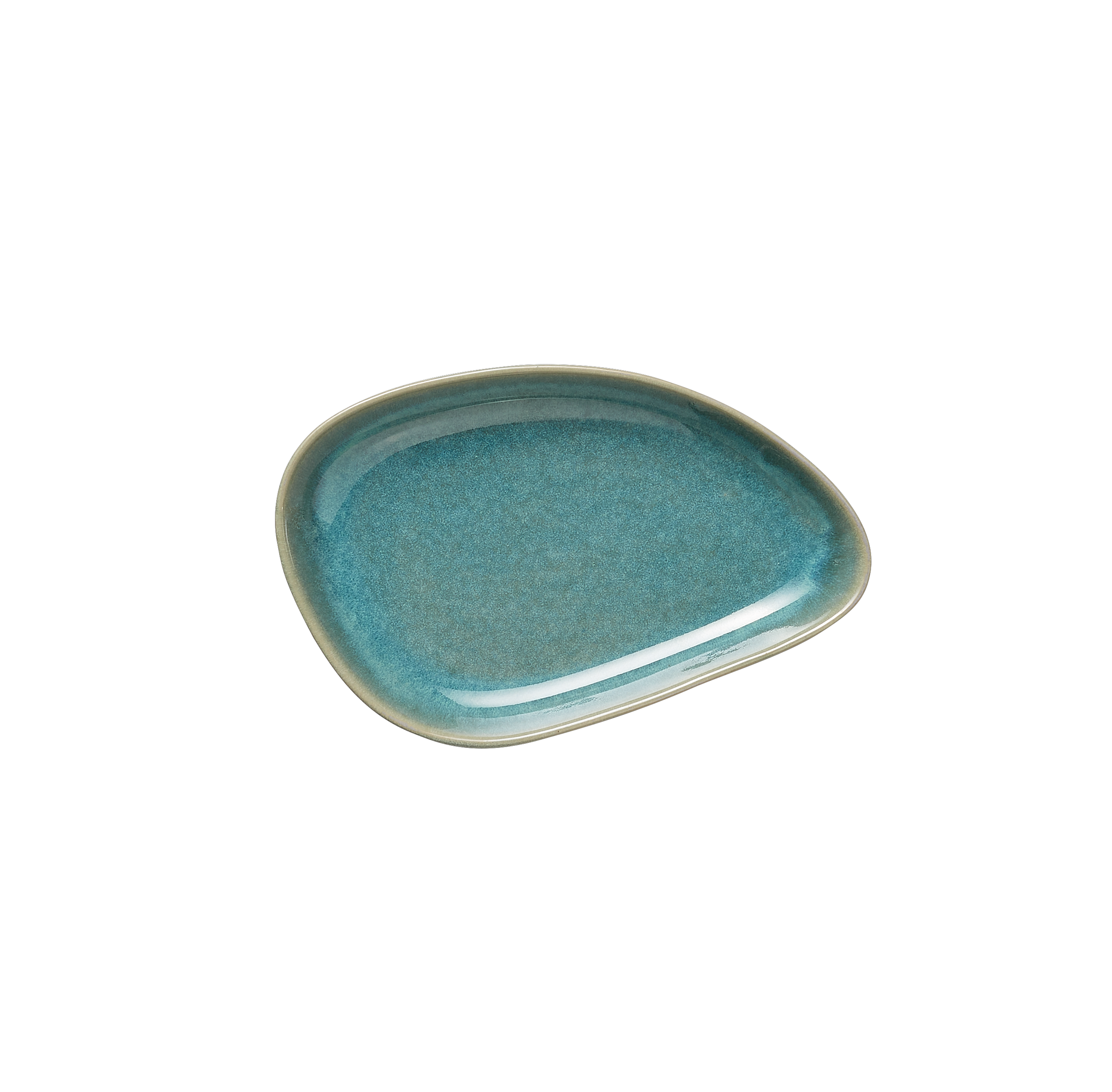 WAS Snackteller Set ROCKZZERO, 14,5 x 9,5 cm, Set á 6 Stück, myrtle green, Stein