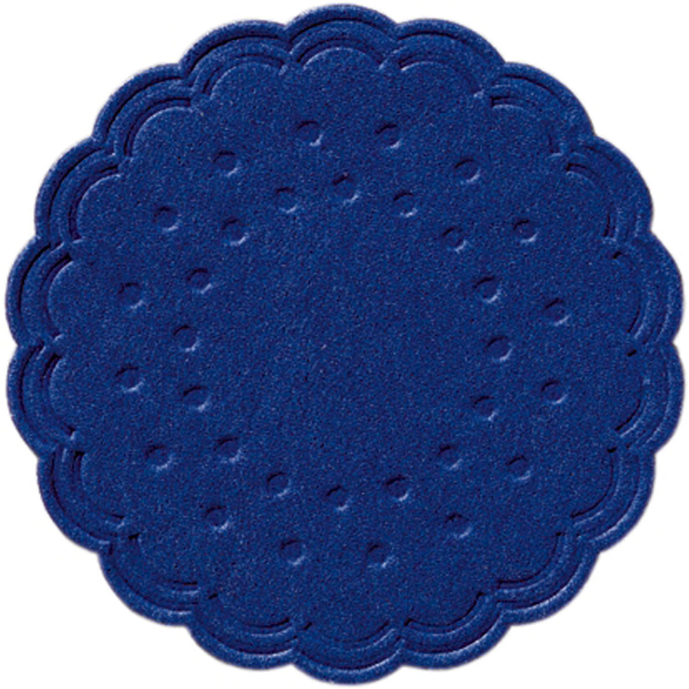 Duni Zelltuch-Untersetzer Ø 7,5 cm 8-lagig dunkelblau