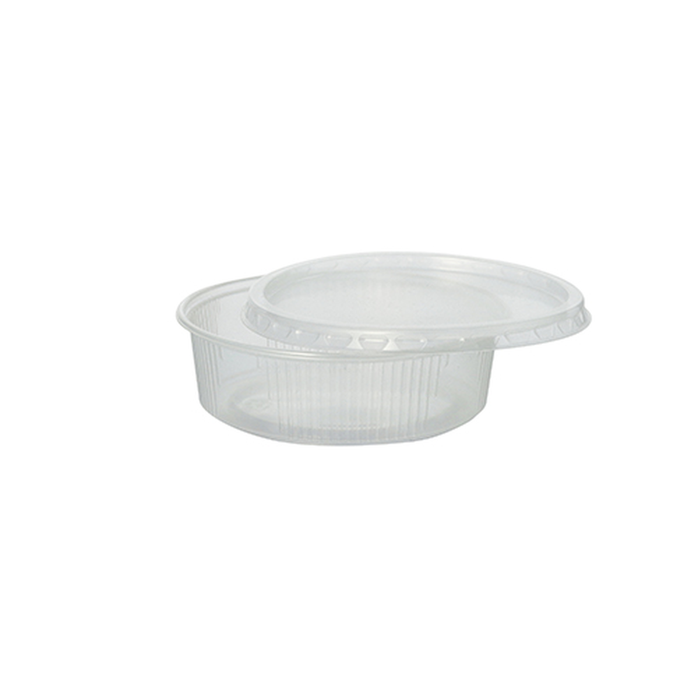 Papstar Verpackungsbecher, PP rund 125 ml Ø 10,1 cm · 3,1 cm transparent