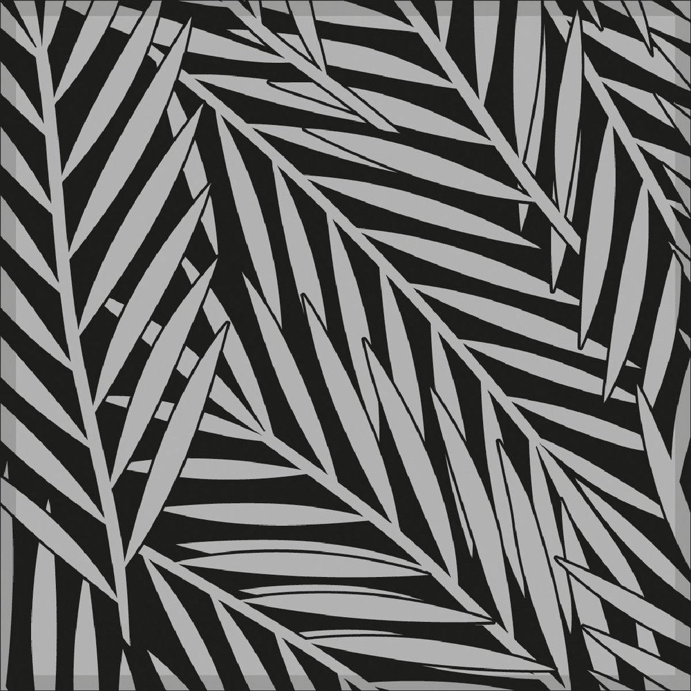 Mank Deckchen Botanic silber 95 x 95 mm