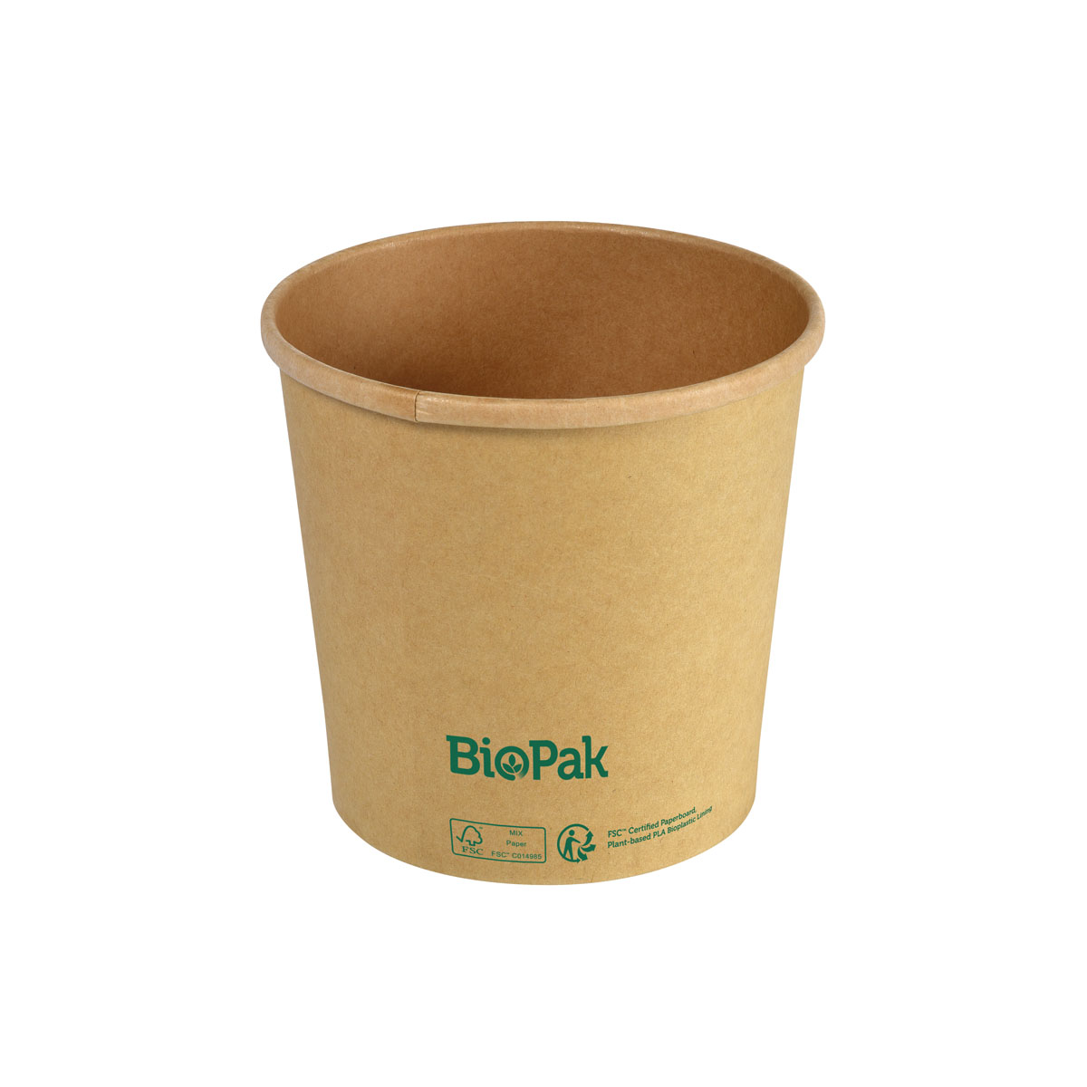 Duni Bowl Ronda SLIM Karton/PLA Braun 750ml 117 x 117 x 110 mm