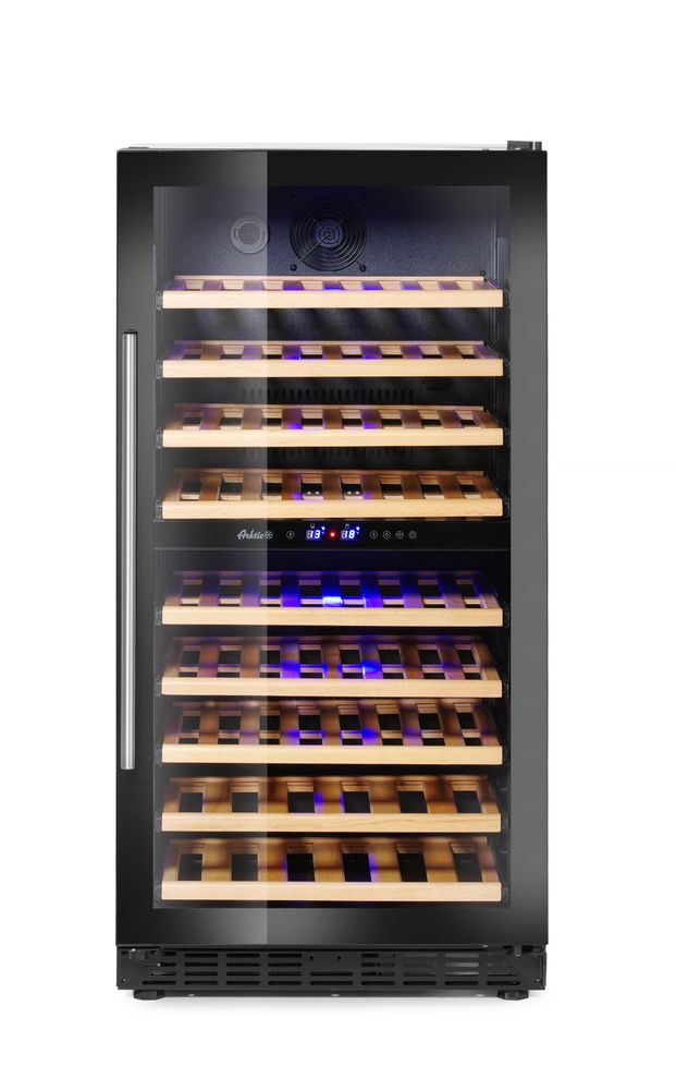 Hendi Weinkühlschrank, 2 Zonen, 72 Flaschen, Arktic, 232L, 220-240V/110W, 595x67