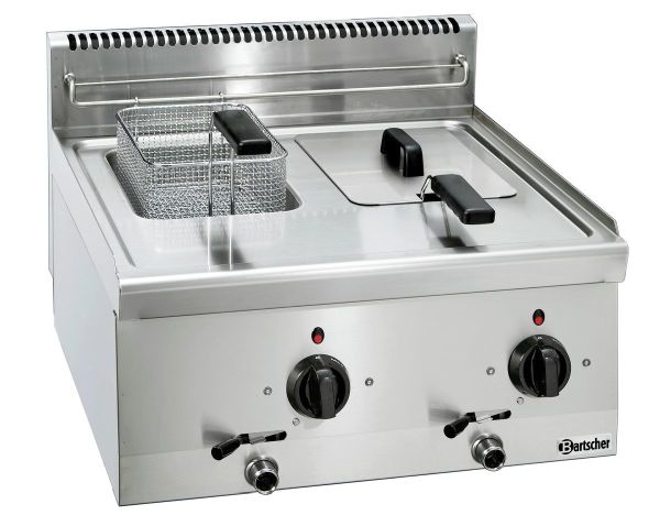 Bartscher Elektro- Fritteuse mit 2 x 6 Liter, 6,6 kW, 400 V