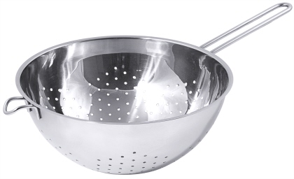 Contacto Stielsieb 24 cm Abm.: Ø innen 24 cm, H 12 cm, Stiellänge: 16 cm