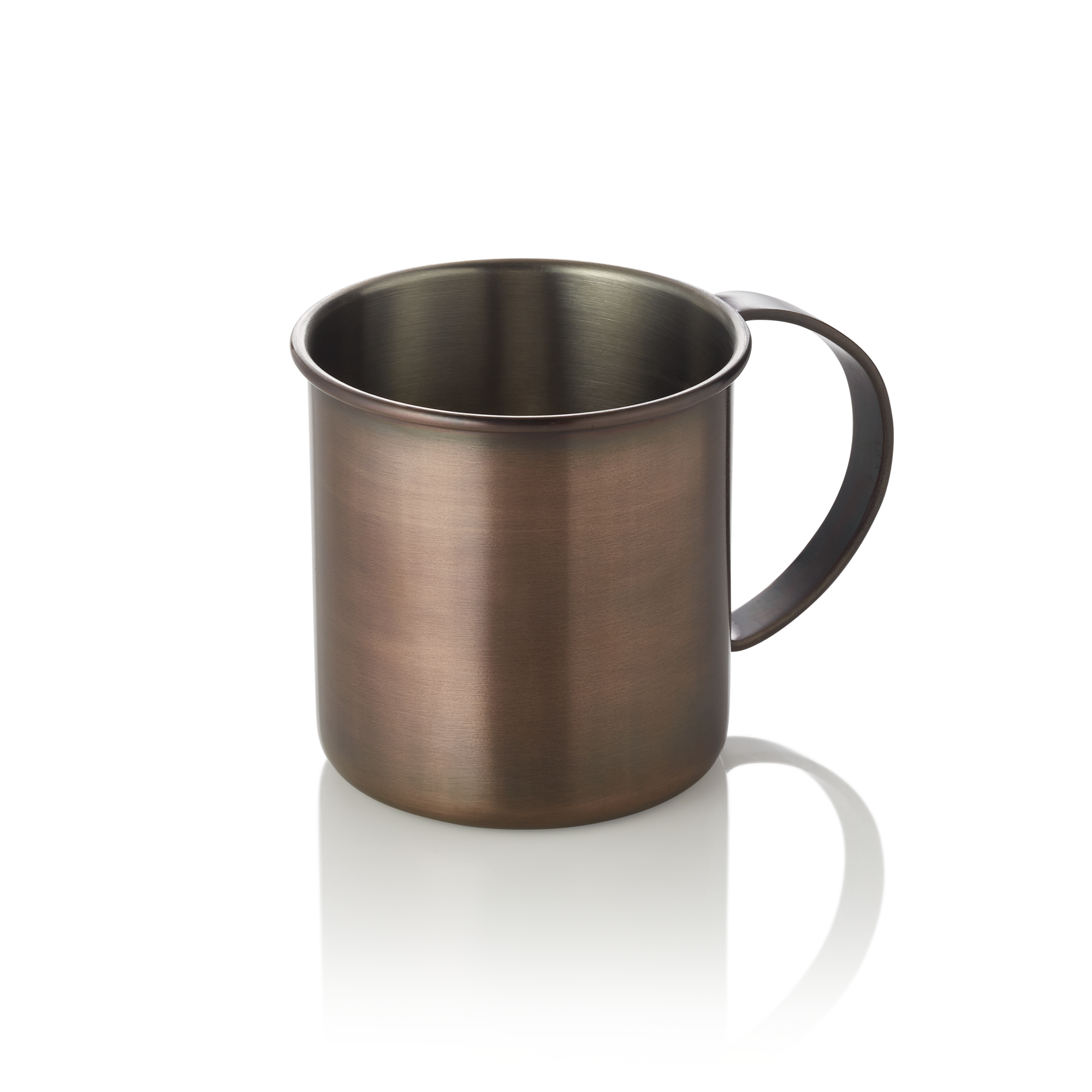 WAS Moscow Mule Set, 0,45 ltr., Ø 9 cm, Höhe 9 cm, antique, Set á 2 Stück, Chrom