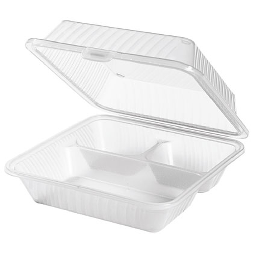 Contacto Eco-Takeouts Behälter, weiß
