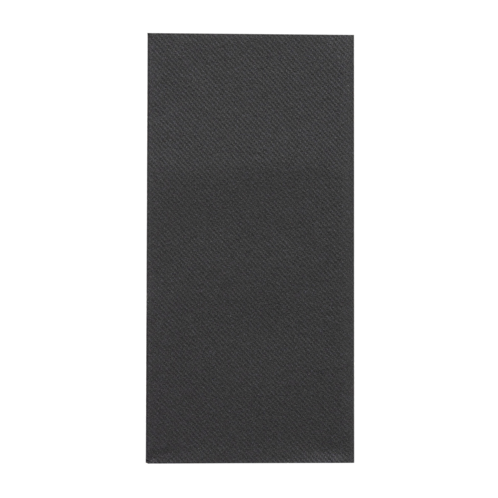 Mank Serviette Basic schwarz 40 x 40 cm 1/8 Falz