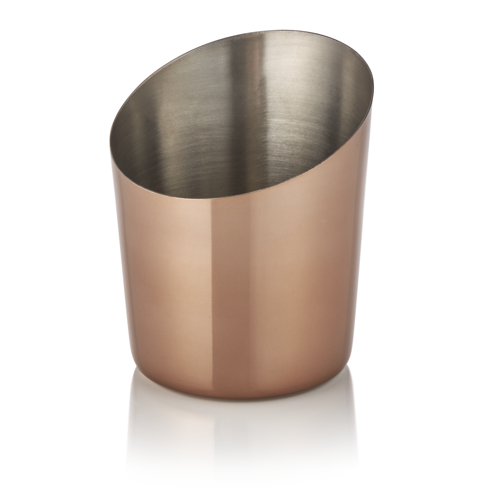 WAS Snackholder, Ø 9 cm, glatt, PVD, Chromnickelstahl