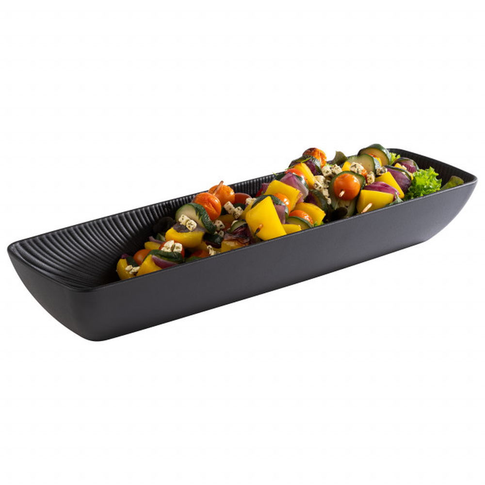 APS GN 2/4 Schale -NERO- 53 x 16,2 cm, H: 7,5 cm