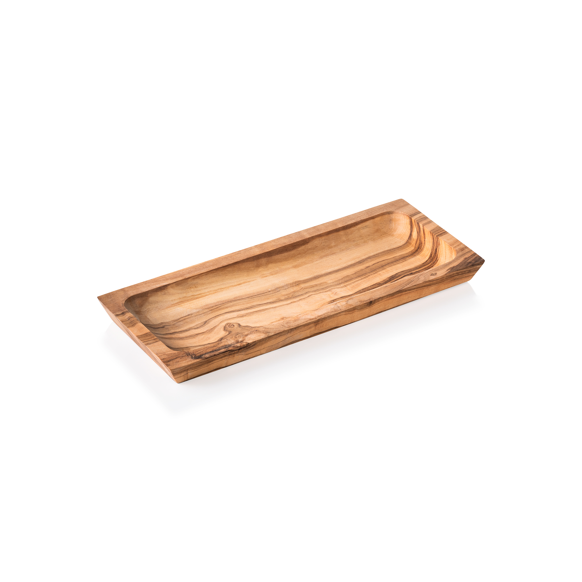 WAS Servierbrett PURE OLIVE, 28 x 12 cm, Olivenholz