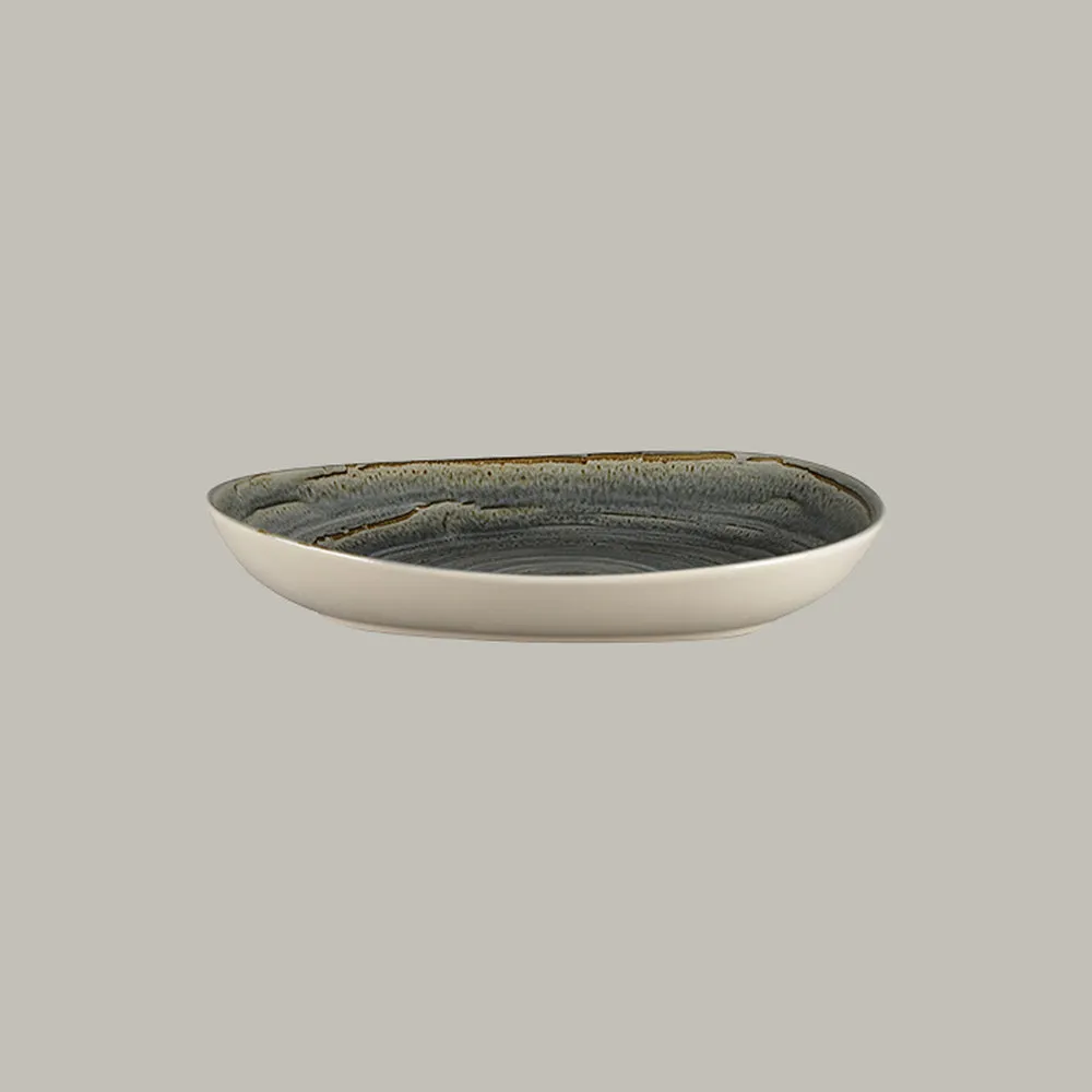 RAK Teller tief organisch - peridot Serie: Spot L 27.8 cm / W 22.7 cm / Ht. 5 c