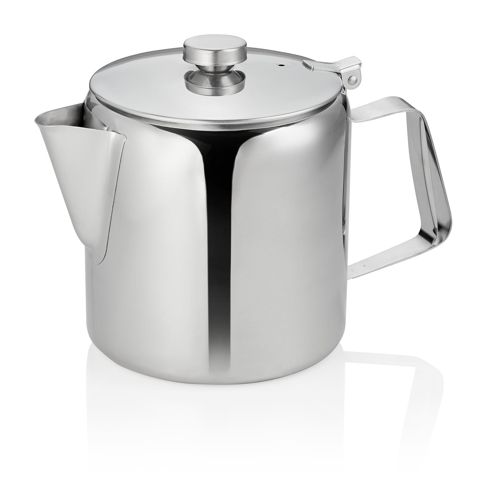 WAS Kaffeekanne, 1,5 ltr., Ø 12,5 cm, Höhe 15 cm, Chromnickelstahl