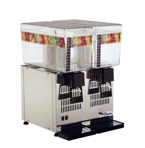 Santos Dispenser für gekühlte Getränke - 2 Behälter x 12 l