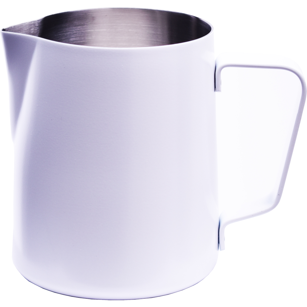 Kaffee Mitter, Becher, Tasse, Stainless Steel Interior, weiße Außenseite