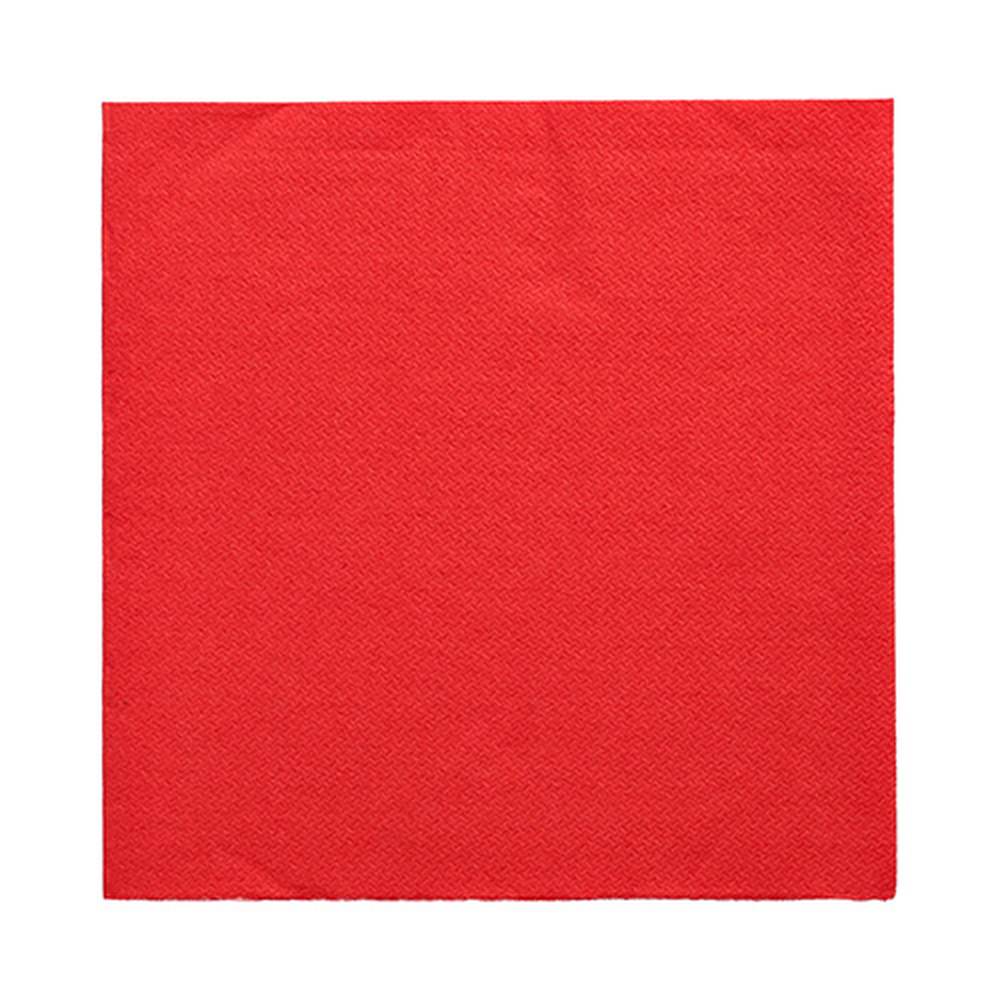 Papstar Servietten "DAILY Collection" 1/4-Falz 32 cm x 32 cm rot