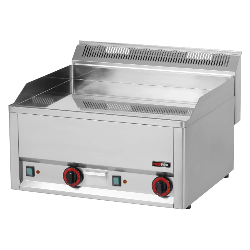 KBS Elektro-Grillplatte 2 Heizzonen Grillfläche glatt hartverchromt Auftischgerä