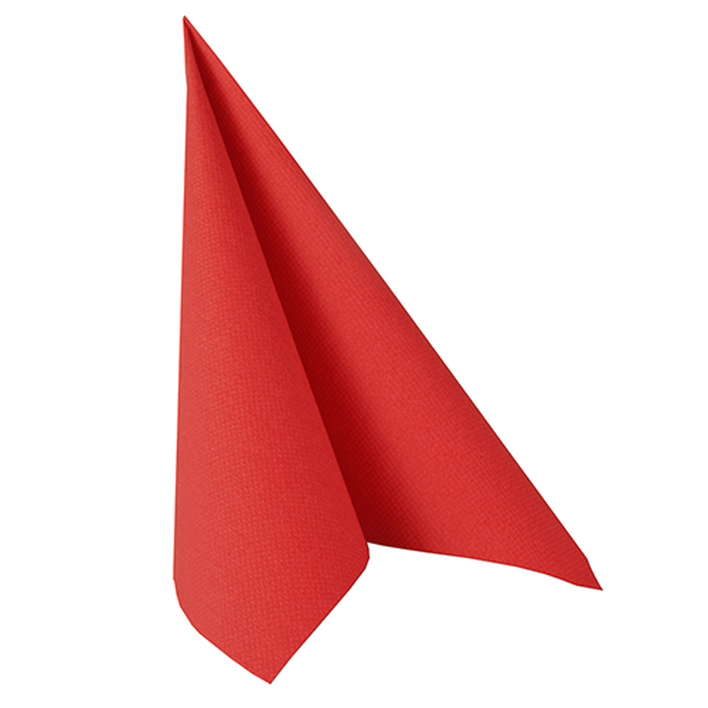 Papstar Servietten "ROYAL Collection" 1/4-Falz 40 cm x 40 cm rot