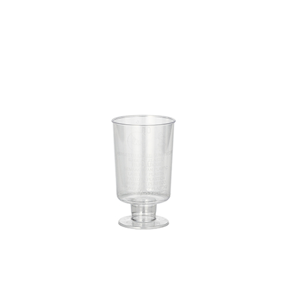 Papstar Stiel-Gläser für Schnaps, PS 4 cl Ø 3,8 cm · 6,3 cm glasklar einteilig