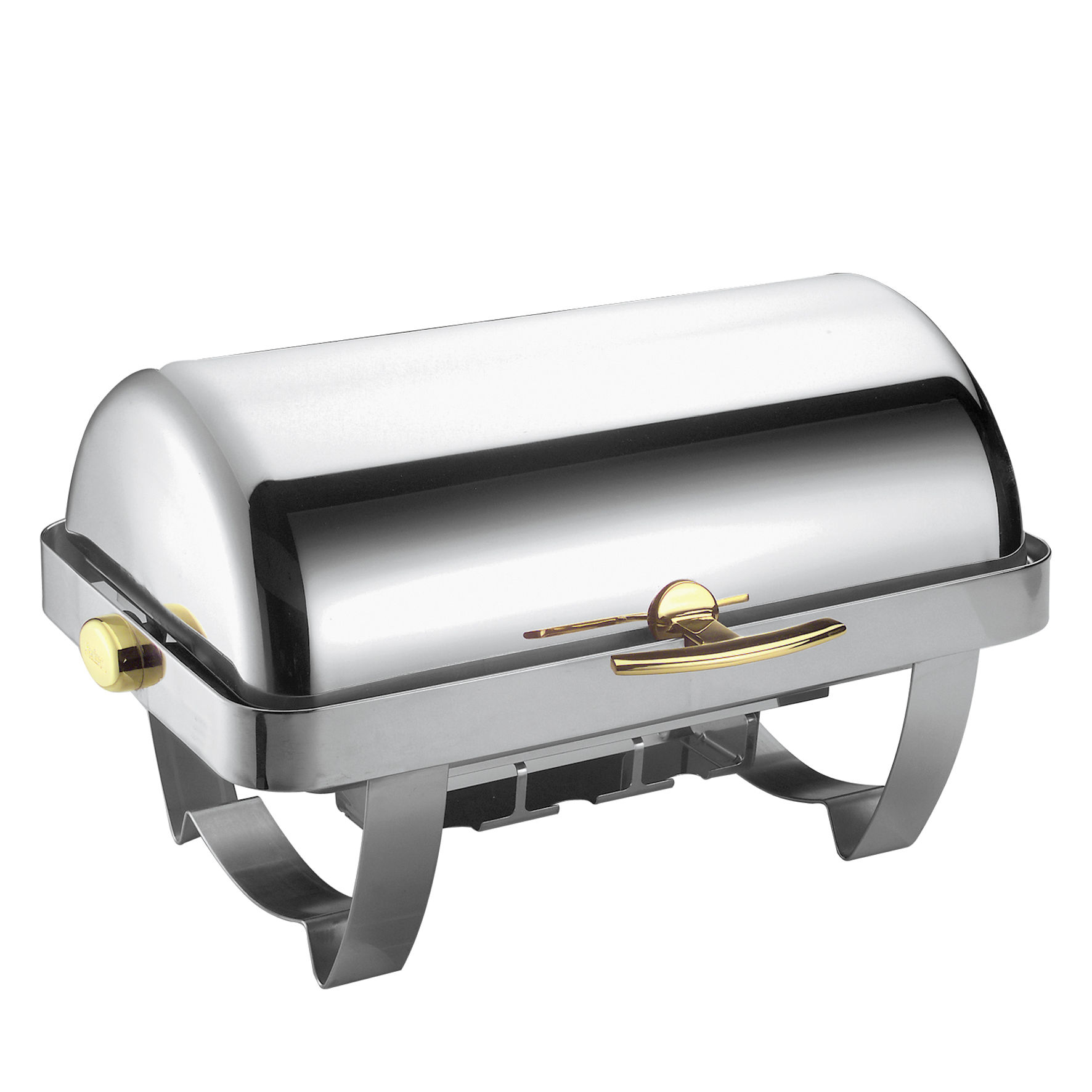 SPRING Chafing Dish mit Rolltop GN1/1 gold Serie RONDO CLASSIC