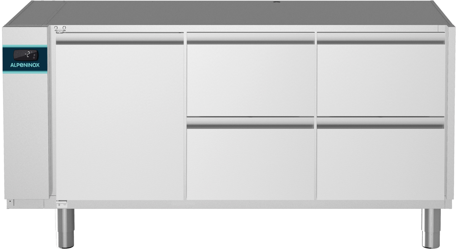 Nordcap Kühltisch, 3 Abteile CLO 650 3-7031