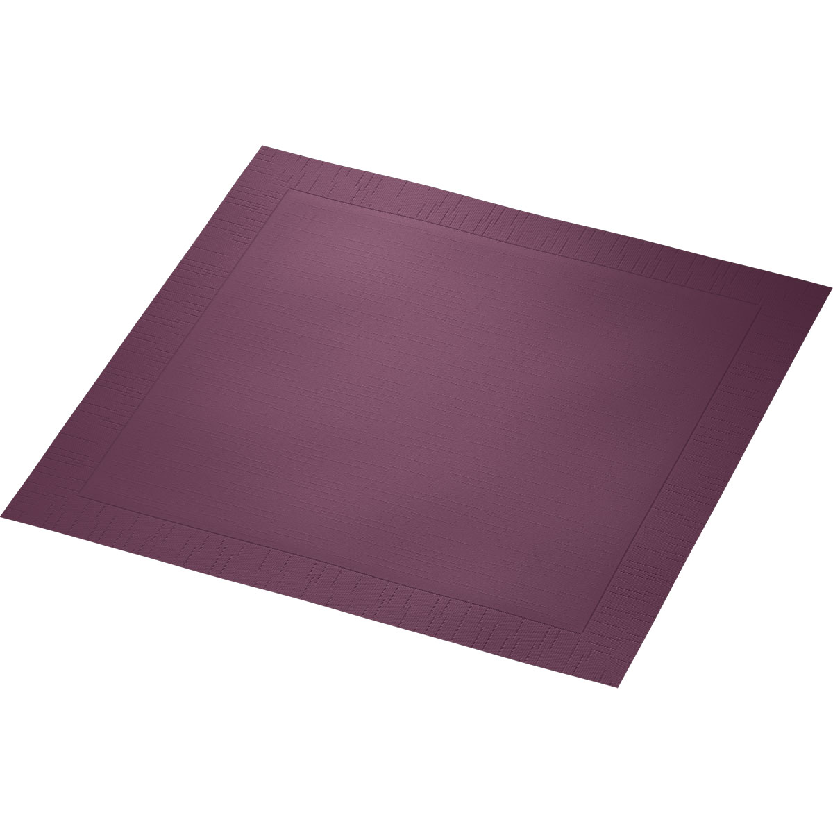 Duni Klassikservietten 40 x 40 cm 4-lagig, geprägt 1/4 Falz plum 