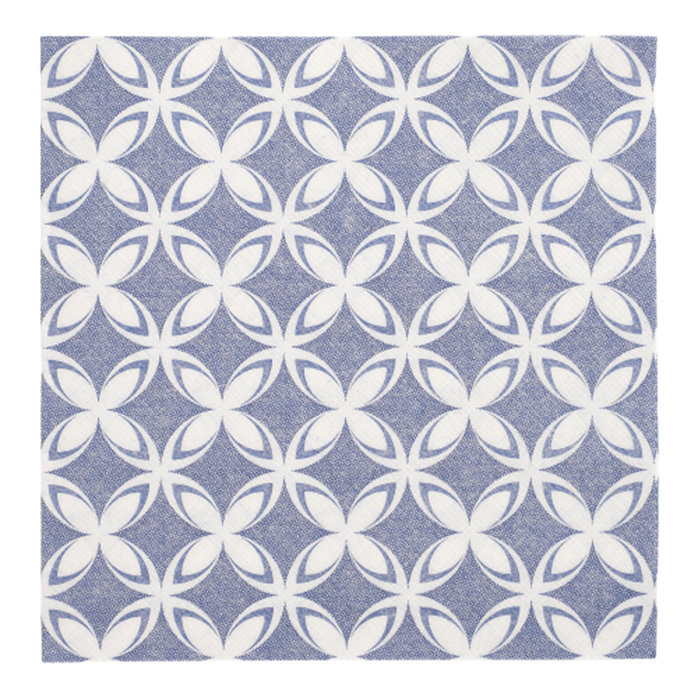Papstar Servietten "ROYAL Collection" 1/4-Falz 40 cm x 40 cm "Delft"