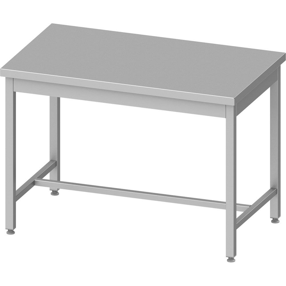 Stalgast Arbeitstisch ECO ohne Grundboden 1200x600x850 mm, mit Verstrebung ohne 