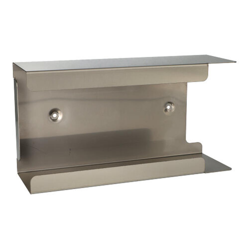 Papstar XL-Edelstahlspender 13,4 cm x 25,2 cm x 8 cm für Einmalhandschuhe